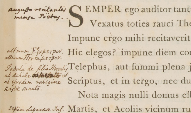 marginalia in Juvenal