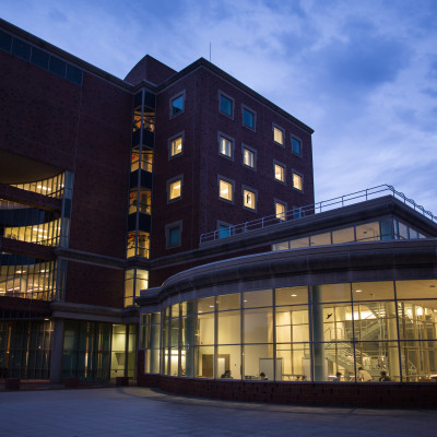 Carlson Library at Night