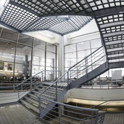 Carlson Library stairway