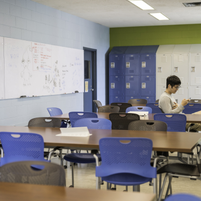Desks in POA library