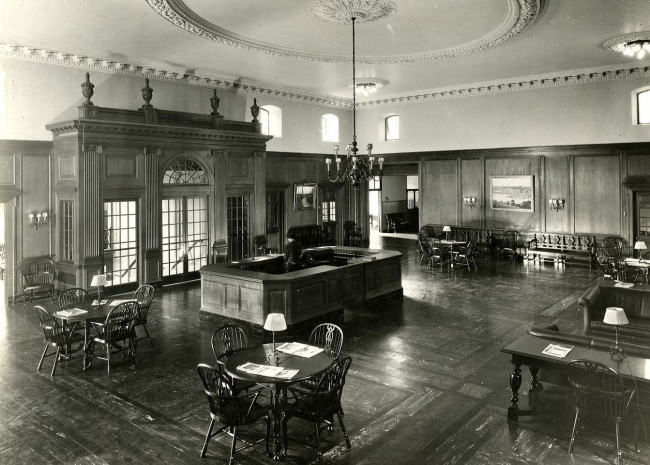 Strong Memorial Hospital's original lobby