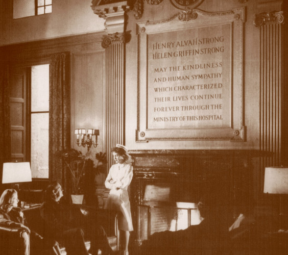 Strong Memorial Hospital's original lobby