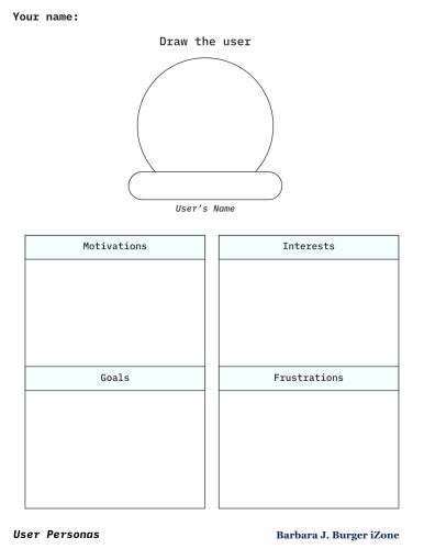 User Persona Worksheet