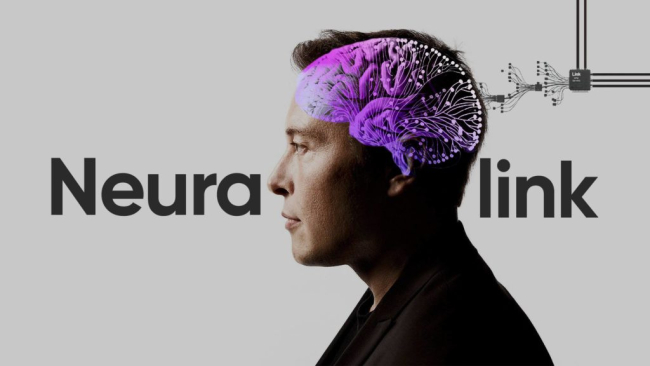 neuralink advertisement with Elon Musk.