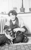 Helen Ann Mins Robbins - with puppies