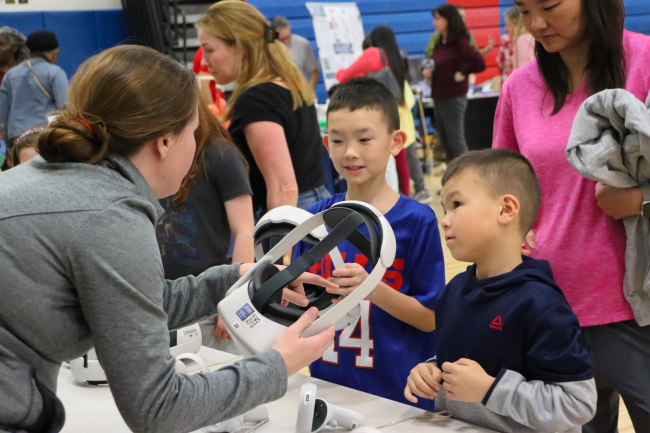 Headsets with Children