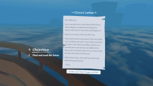 Circe's letter. 