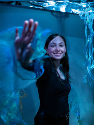 Sarah Smiling for camera